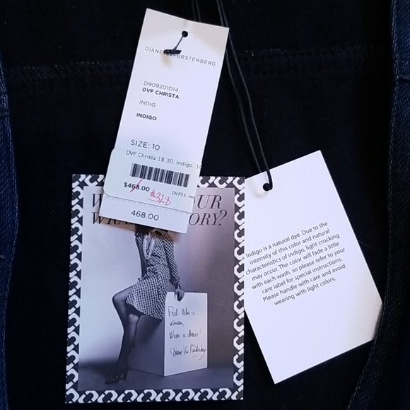 Diane Von Furstenberg Christa Denim Wrap Dress - Picture 4 of 8